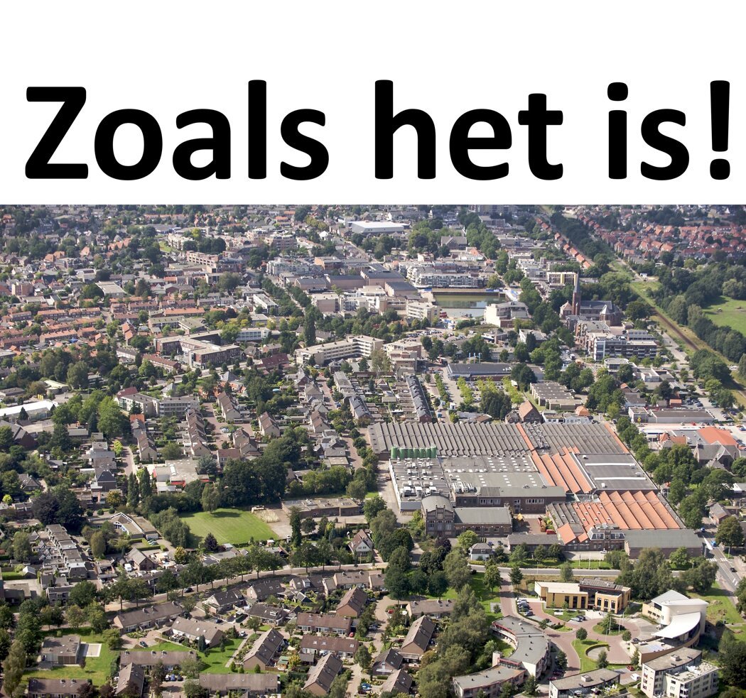 Spandoek zoals het is